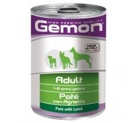 Вологий корм Gemon Dog Wet Adult паштет з ягнятком 400 г 70387811