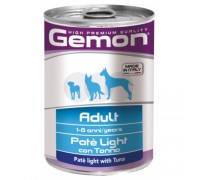 Вологий корм Gemon Dog Wet Adult лайт паштет з тунцем 400 г 70387842