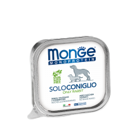 Вологий корм для собак Monge Dog Solo 100% кролик 150 г 70014205