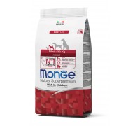 Сухий корм для собак дрібних порід Monge Dog Mini Adult курка з рисом 3 кг 70004114