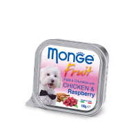 Вологий корм для собак Monge Dog Fruit з куркою та малиною 100 г 70013215