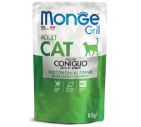Вологий корм для кішок Monge Cat Grill Adult кролик 85 г 70013611