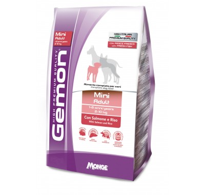 Сухий корм Gemon Dog Mini Adult лосось з рисом 1,5 кг 70386173