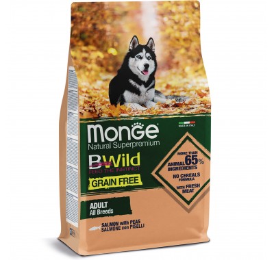Сухий корм для собак Monge Dog Bwild Gr. Free лосось 2,5 кг 70011716