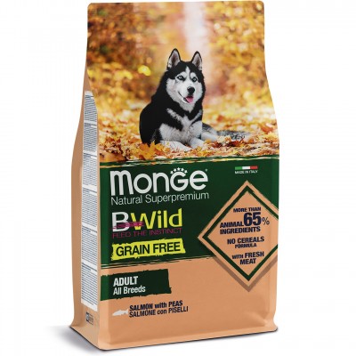 Сухий корм для собак Monge Dog Bwild Gr. Free лосось 2,5 кг 70011716