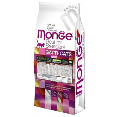 Сухий корм Monge Cat Bwild Gr.Free буйвол (для кішок великих порід з 2-х місяців) 10 кг 70004961