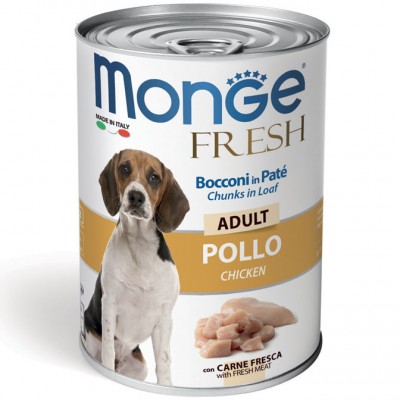 Вологий корм Monge Dog Fresh курка 400 г 70014472