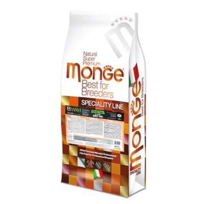 Сухий корм для собак Monge Dog Bwild Gr. Free лосось 15 кг 70056052