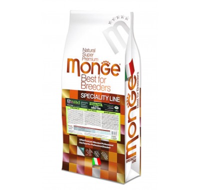 Сухий корм для собак Monge Dog Bwild Low Grain дикий кабан 15 кг 70056038