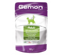 Вологий корм Gemon Cat Wet Adult шматочки з кроликом та овочами 100 г 70300926