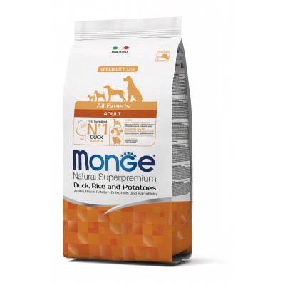 Сухий корм для собак Monge Dog All breeds Adult качка з рисом 2,5 кг 70011129