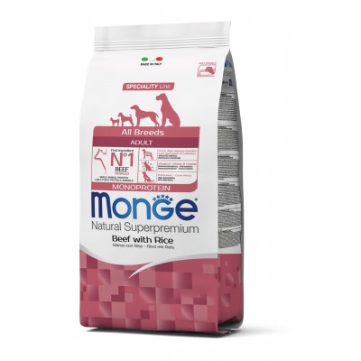 Сухий корм для собак Monge Dog All breeds Adult яловичина з рисом 2,5 кг 70004947