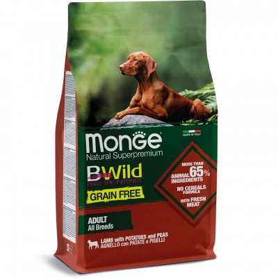 Сухий корм для собак Monge Dog Bwild Gr.Free ягня 2,5 кг 70011723