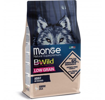 Сухий корм Monge для собак Dog Bwild Low Grain м'ясо гусака 2,5 кг 70012102