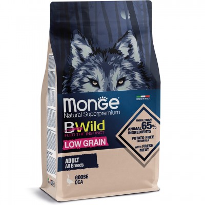 Сухий корм Monge для собак Dog Bwild Low Grain м'ясо гусака 2,5 кг 70012102