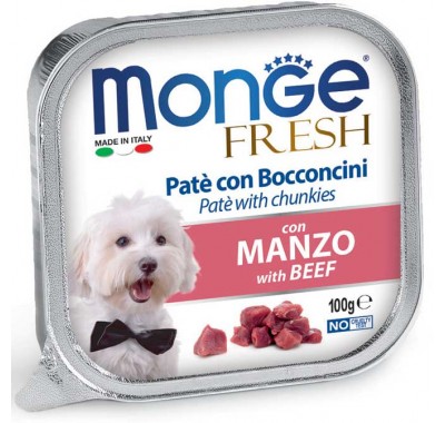 Вологий корм Monge Dog Fresh яловичина 100 г 70013079