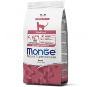 Сухой корм  для кошек Monge Cat Sterilised с говядиной 1,5 кг 70005524