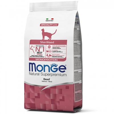 Сухий корм для кішок Monge Cat Sterilised із яловичиною 1,5 кг 70005524