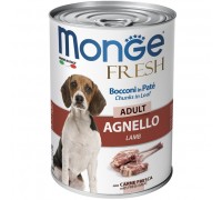 Влажный корм Monge Dog Fresh ягненок 400 г 70014571