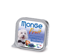 Вологий корм для собак Monge Dog Fruit з індичкою та чорницею 100 г 70013208