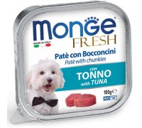 Вологий корм Monge Dog Fresh з тунцем 100 г 70013017