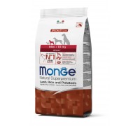 Сухий корм для собак дрібних порід Monge Dog Mini Adult ягня/рис/картопля 7,5 кг 70011556
