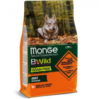 Сухий корм для собак Monge Dog Bwild Gr.Free качка 2,5 кг 70004732