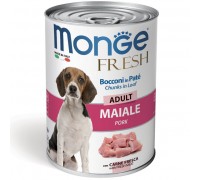 Вологий корм Monge Dog Fresh свинина 400 г 70014465