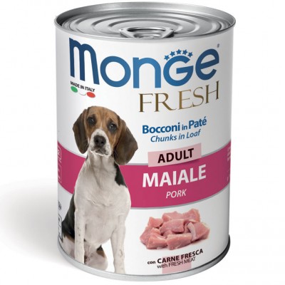 Вологий корм Monge Dog Fresh свинина 400 г 70014465