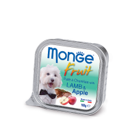 Вологий корм для собак Monge Dog Fruit з ягнятком та яблуком 100 г 70013222