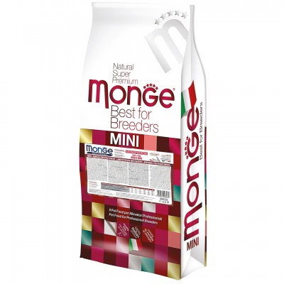 Сухий корм для собак дрібних порід Monge Dog Mini Adult ягня, рис, картопля 15 кг 70006064
