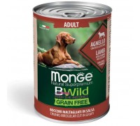 Вологий корм для собак Monge Dog Wet Adult ягня, гарбуз та цукіні 400 г 70012614