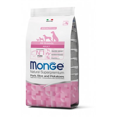 Сухий корм для собак Monge Dog All breeds Adult свинина, рис та картопля 2,5 кг 70011105