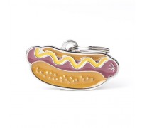 Адресник з гравіруванням для собак FOOD CHOTDOG Медальйон Хот-Дог