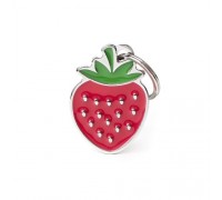 Адресник з гравіруванням для собак FOOD CHSTRAWBERRY Медальйон Полуниця
