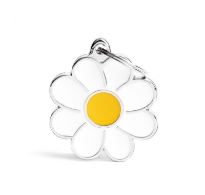 Адресник з гравіруванням для собак CHARMS CH01BIG Медальйон Ромашка велика