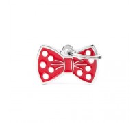 Адресник з гравіруванням для собак CHARMS CH08RED Медальйон Метелик червоний