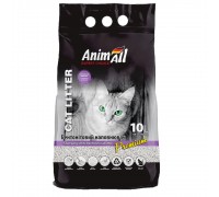 Бентонітовий наповнювач AnimAll Premium Lavender з ароматом лаванди, для котячого туалету, 10 л