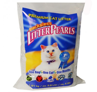 Litter Pearls TrackLess кварцовий наповнювач для котячого туалету 3,8 л