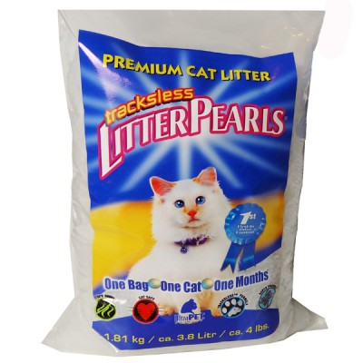 Litter Pearls TrackLess кварцовий наповнювач для котячого туалету 7,6 л