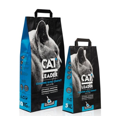 Cat Leader наповнювач ультра-комкующийся в котячий туалет 5 кг