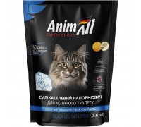 Наповнювач для котячого туалету AnimAll Синій Аквамарин силікагель 7,6 л