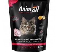 Наповнювач для котячого туалету AnimAll Рожевий сапфір силікагель 3,8 л
