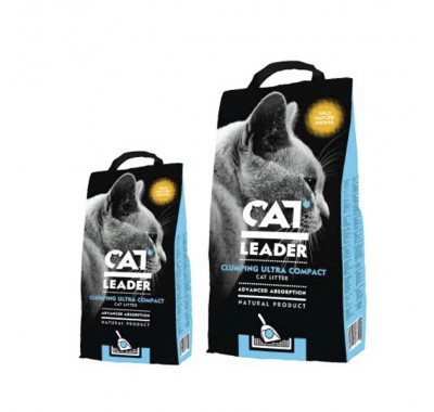 Cat Leader Wild Nature ультра-комкующийся с запахом в кошачий туалет 2 кг