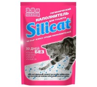 Наповнювач для кішок силікагелевий SiliCat 3,8 л