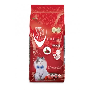 Бентонітовий наповнювач VanCat Natural (Classic) для котячого туалету, 15 кг