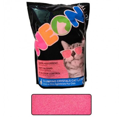 Neon Litter Clump кварцовий наповнювач неоновий, що комкується.