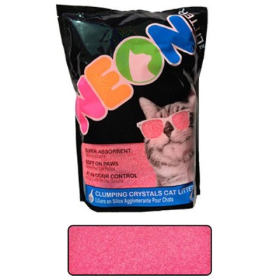 Neon Litter Clump кварцовий наповнювач неоновий, що комкується.
