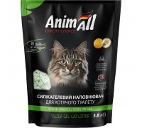 Наповнювач для котячого туалету AnimAll Зелений Смарагд силікагель 3,8 л