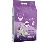 Бентонітовий наповнювач VanCat Lavender для котячого туалету, 10 кг.